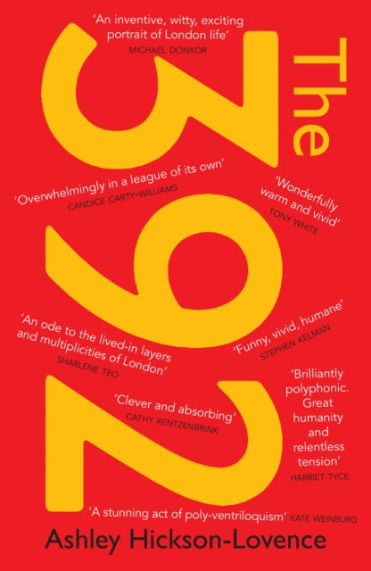 The 392 book cover with yellow numbers on a red background.