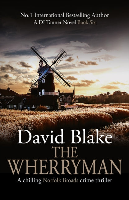 The Wherryman: A chilling Norfolk Broads crime thriller book cover.