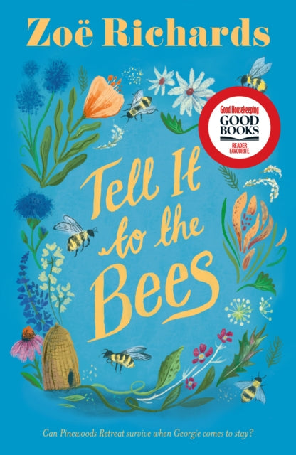 Tell It to the Bees book cover with bees and flowers.