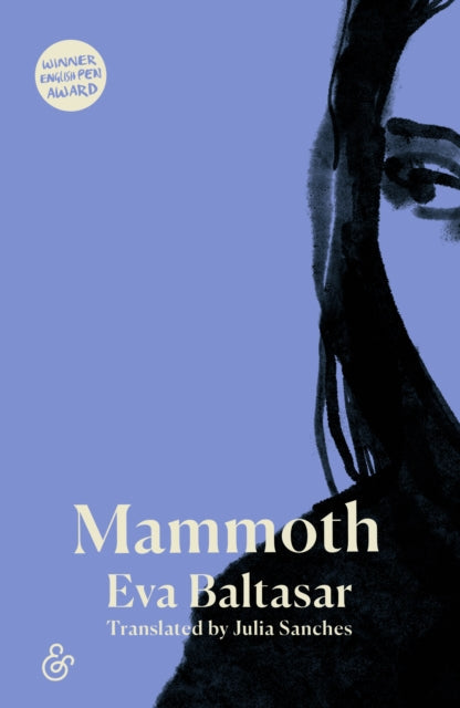 Mammoth book cover with a stylized portrait and award sticker.
