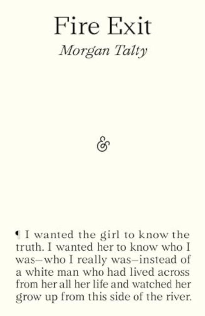 Fire Exit by Morgan Talty, a novel about family and hidden truths.