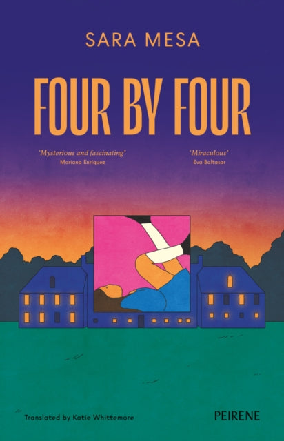 Four by Four book cover with abstract illustration.