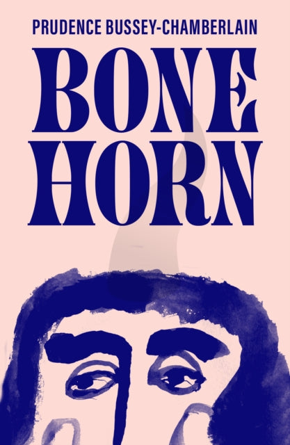 A book cover with the title "Bone Horn" and an abstract illustration of a face.
