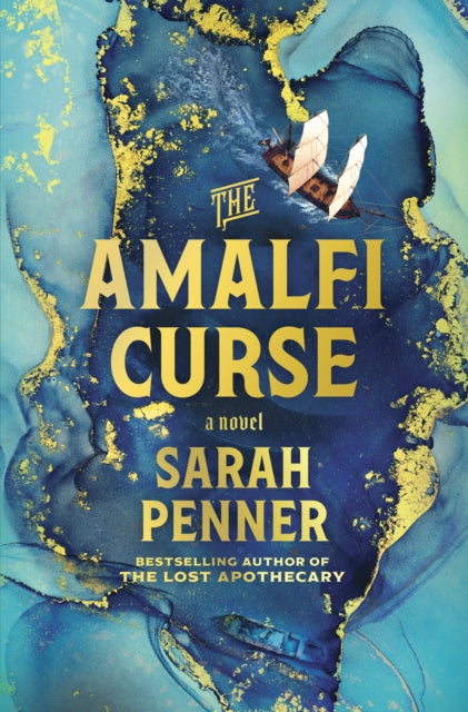 The Amalfi Curse by Sarah Penner book cover.