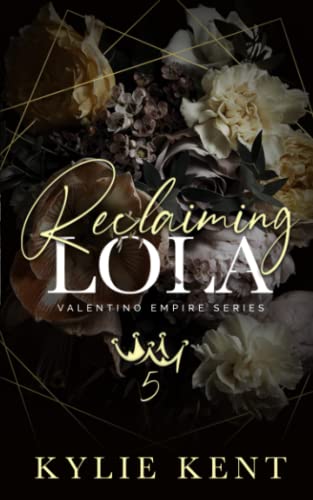 Reclaiming Lola book cover with flowers and gold accents.