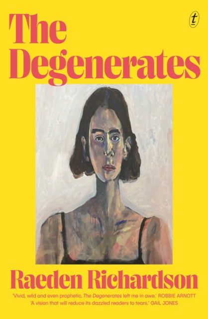The Degenerates book cover with a portrait of a woman.