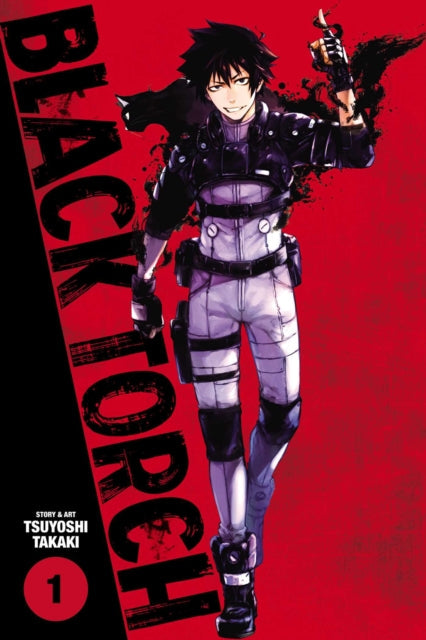Black Torch, Vol. 1 manga cover featuring a young man in a tactical outfit.