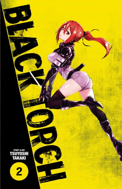 Black Torch, Vol. 2 manga cover featuring a red-haired anime character.