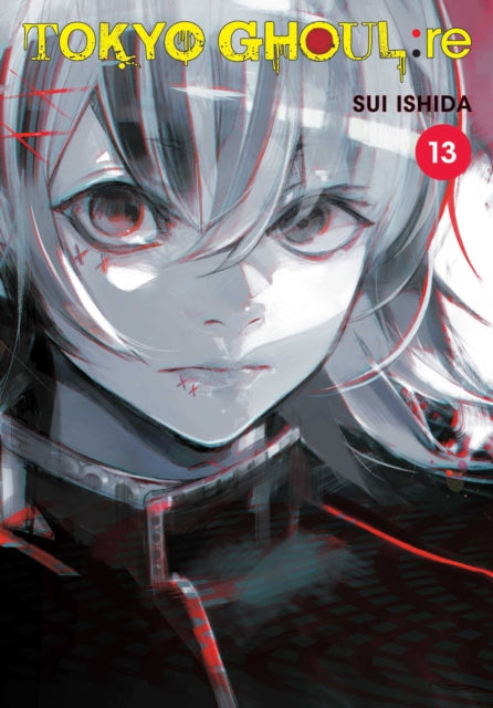 Tokyo Ghoul: re, Vol. 13 manga cover featuring a close-up of a character's face.