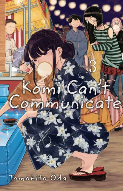 Komi Can't Communicate, Vol. 3 manga cover featuring Komi in a yukata.
