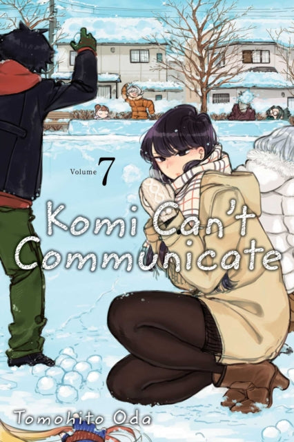 Komi Can't Communicate, Vol. 7 manga cover featuring characters in the snow.