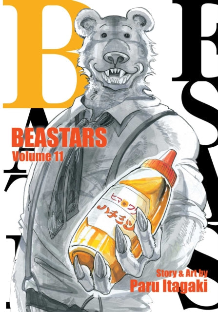 BEASTARS, Vol. 11 manga cover featuring a bear holding a bottle of honey.