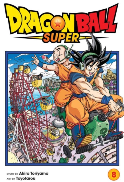 Dragon Ball Super, Vol. 8 manga cover featuring Goku and Krillin.