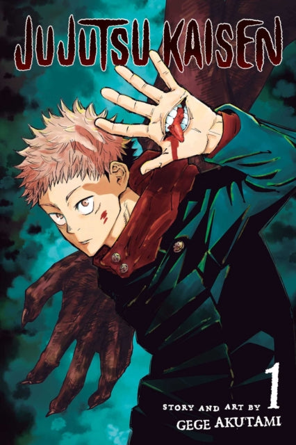 Jujutsu Kaisen, Vol. 1 manga cover featuring Yuji Itadori.