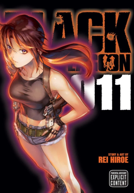 Black Lagoon, Vol. 11 manga cover featuring Revy.