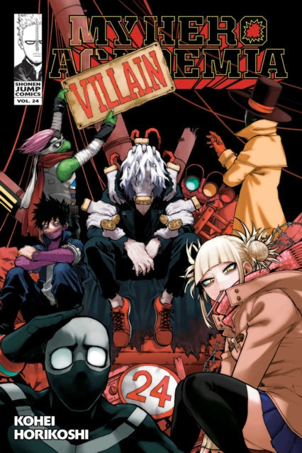 My Hero Academia, Vol. 24 cover art featuring villains.