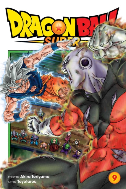 Dragon Ball Super Vol. 9 manga cover featuring Goku fighting Jiren.
