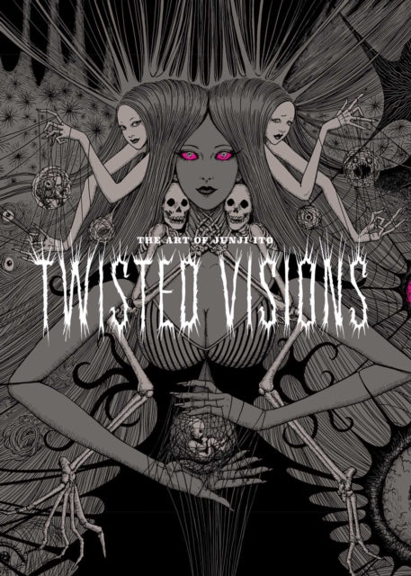 The Art of Junji Ito: Twisted Visions book cover features a surreal, monochromatic illustration.