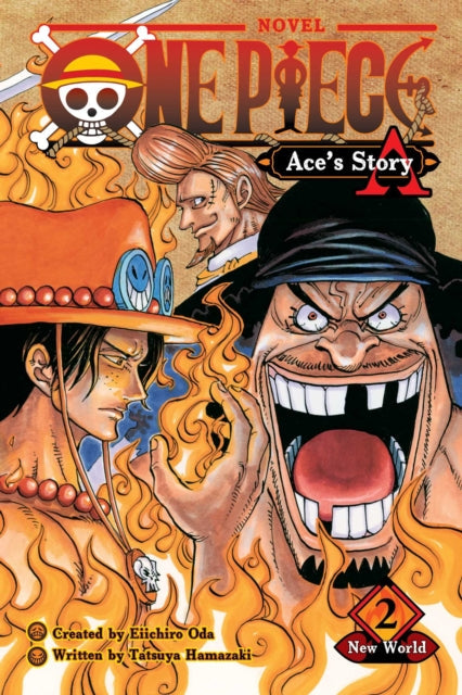 One Piece: Ace's Story, Vol. 2 cover art featuring Ace and Blackbeard.