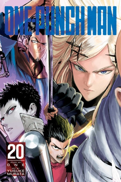 One-Punch Man, Vol. 20 manga cover featuring multiple characters.