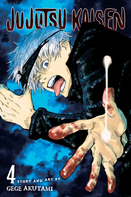 Jujutsu Kaisen, Vol. 4 manga cover featuring Satoru Gojo.