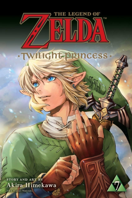 The Legend of Zelda Twilight Princess Vol. 7 manga cover features Link with his sword.