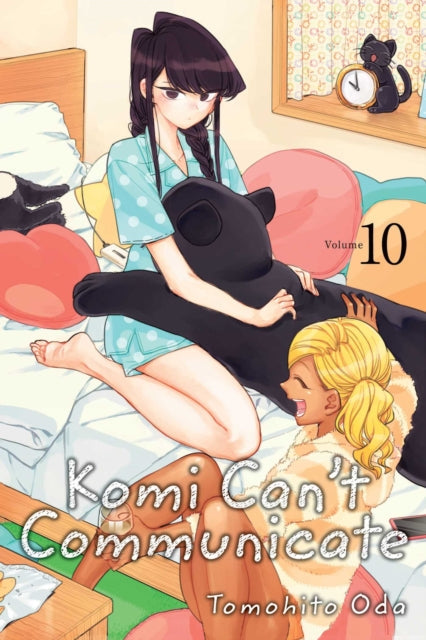 Komi Can't Communicate, Vol. 10 manga cover featuring Komi and a friend.
