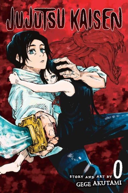 Jujutsu Kaisen 0 manga cover featuring Yuta Okkotsu holding Rika.