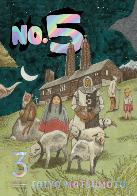 No. 5, Vol. 3 manga cover art by Taiyo Matsumoto.