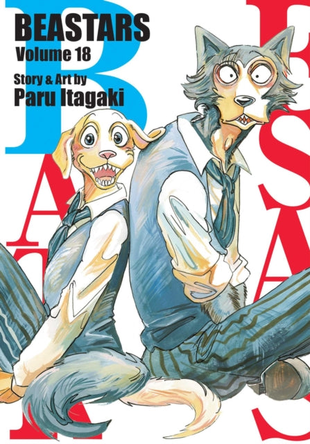 BEASTARS, Vol. 18 manga cover featuring two anthropomorphic characters.