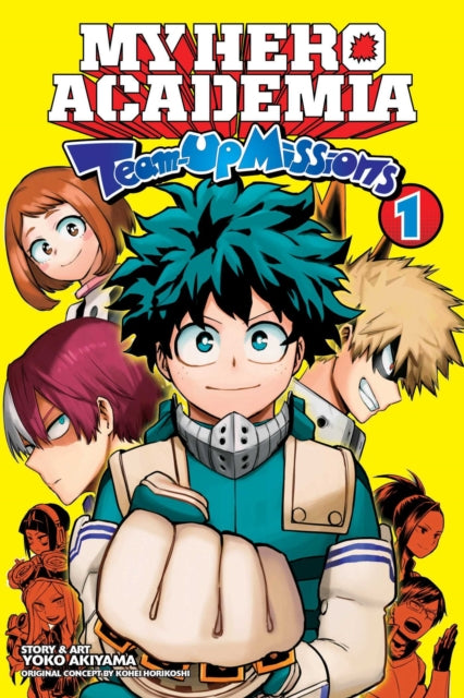 My Hero Academia: Team-Up Missions, Vol. 1 manga cover with characters.