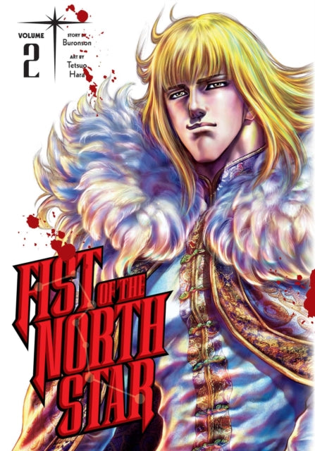 Fist of the North Star, Vol. 2 manga cover featuring a blonde man with a fur collar.
