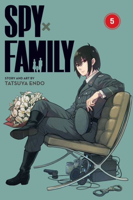 Spy x Family, Vol. 5 manga cover featuring a character in uniform.