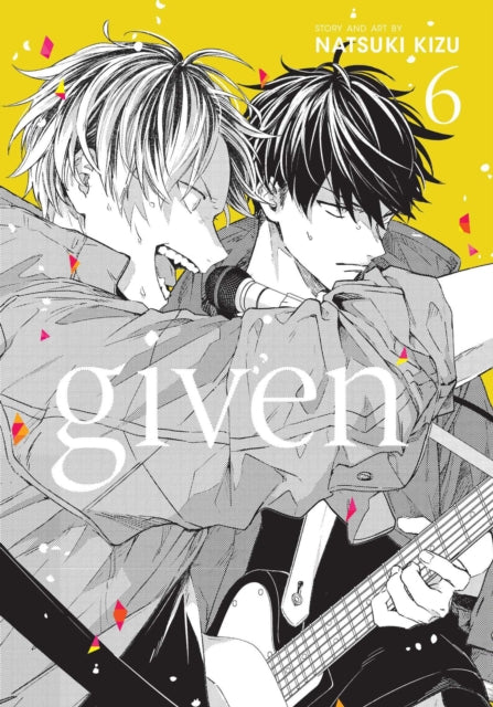 Given, Vol. 6 manga cover featuring two male characters and the title.