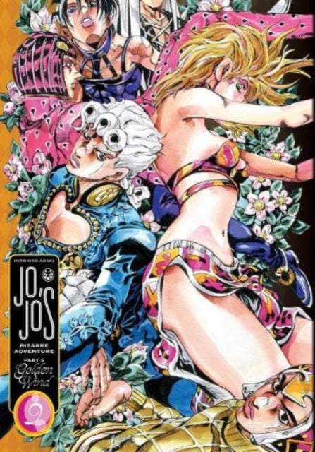 JoJo's Bizarre Adventure Part 5 Golden Wind Vol 9 manga cover art.