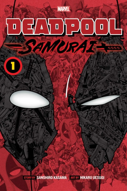 Deadpool: Samurai, Vol. 1 comic book cover featuring Deadpool's mask.