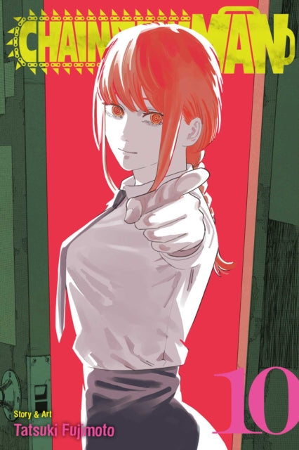 Chainsaw Man, Vol. 10 manga cover featuring Makima.