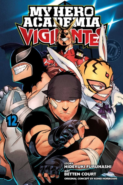 My Hero Academia: Vigilantes, Vol. 12 manga cover featuring multiple characters.