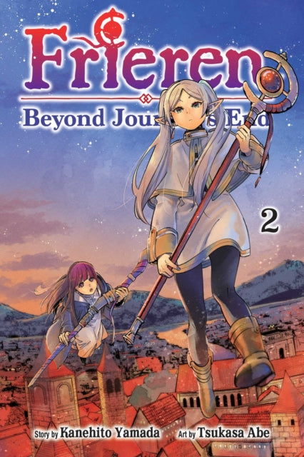 Frieren: Beyond Journey's End, Vol. 2 manga cover with two female elves.