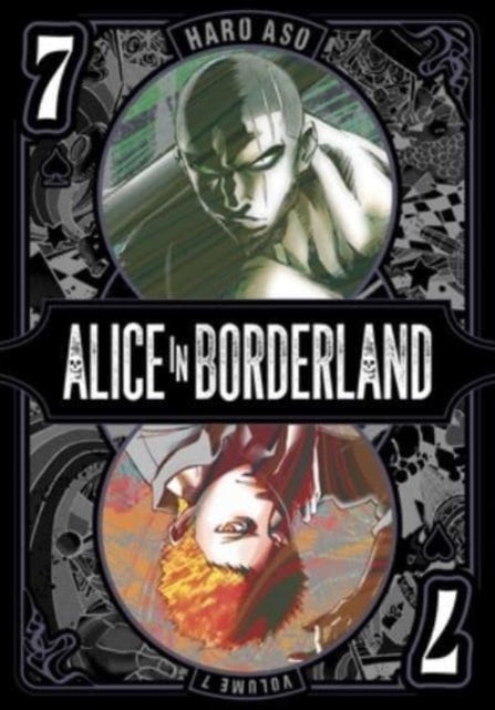 Alice in Borderland, Vol. 7 manga cover with two character portraits.