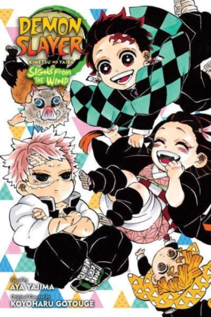Demon Slayer: Kimetsu no Yaiba—Signs From the Wind novel cover with characters.