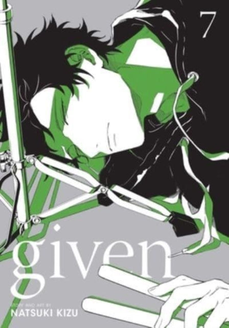 Given, Vol. 7 manga cover featuring a character with black hair and green accents.