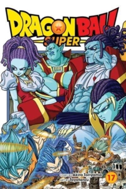 Dragon Ball Super, Vol. 17 manga cover featuring characters and the title.