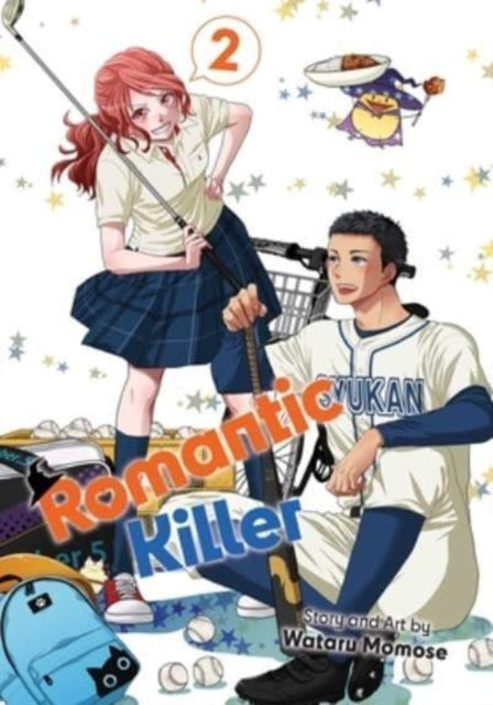 Romantic Killer, Vol. 2 manga cover featuring anime characters.