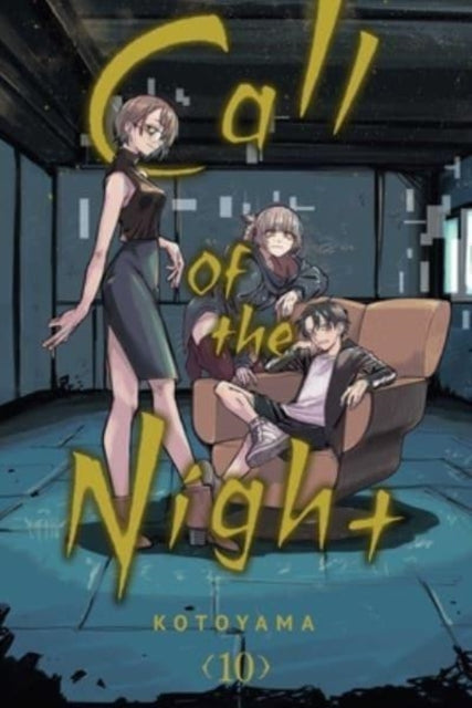 Call of the Night, Vol. 10 manga cover featuring three characters and the title.