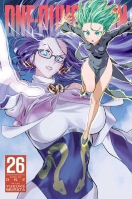 One-Punch Man, Vol. 26 manga cover featuring Tatsumaki and Fubuki.