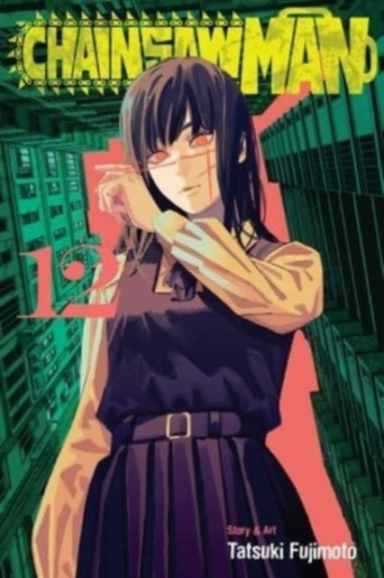 Chainsaw Man, Vol. 12 manga cover featuring Asa Mitaka.