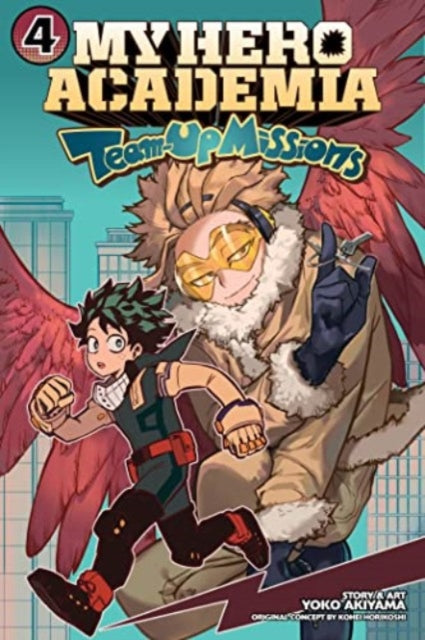 My Hero Academia: Team-Up Missions, Vol. 4 manga cover.