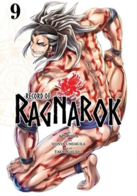 Record of Ragnarok, Vol. 9 manga cover featuring a muscular character with red markings.