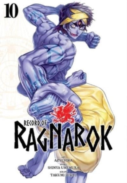 Record of Ragnarok, Vol. 10 manga cover featuring a blue-skinned warrior.